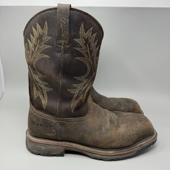 Ariat Work Steel Toe Waterproof ASTM F2413-18 M/I/C EH Cowboy Boots Sz 11.5D main image 10
